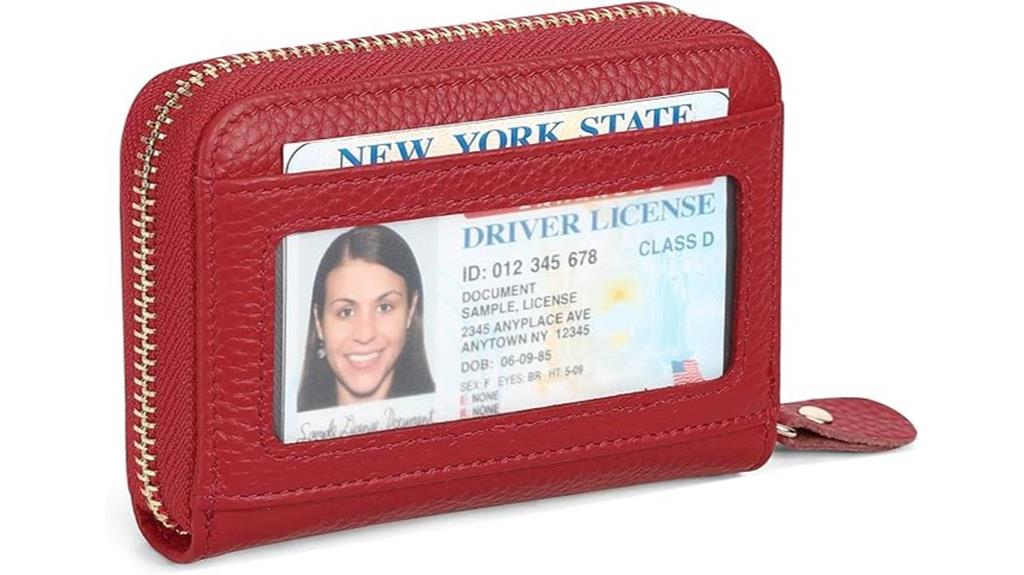 leather women s rfid wallet