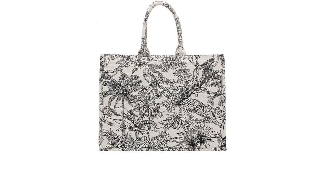 linen cotton embroidered bag