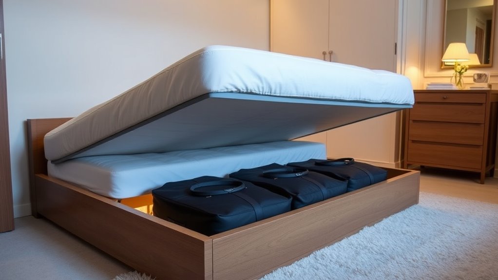 maximize under bed storage space