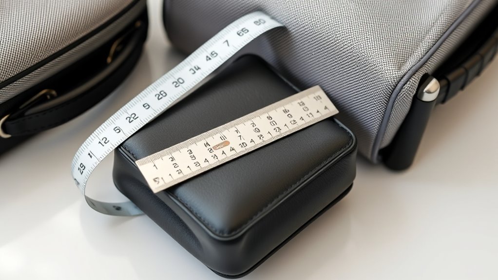 measure bag dimensions accurately