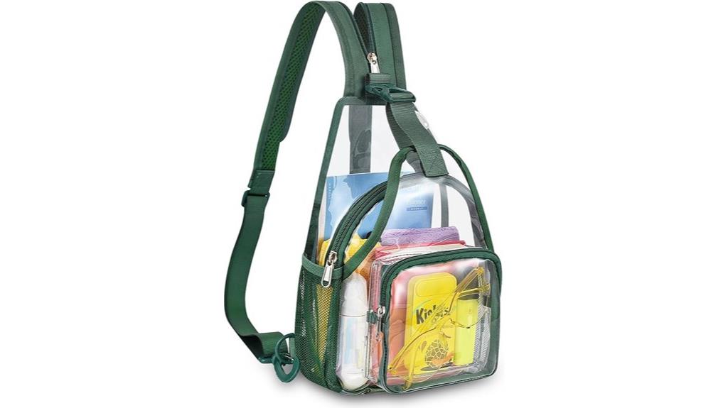 mini clear backpack