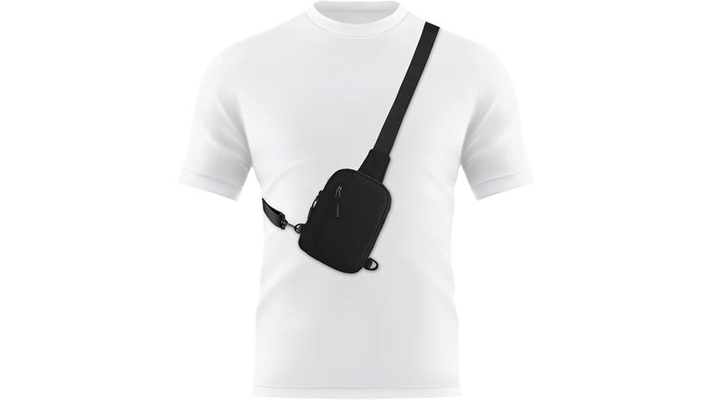 mini sling bag with reversible strap