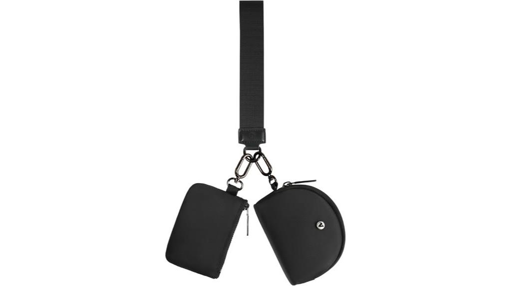 mini zip dual pouch