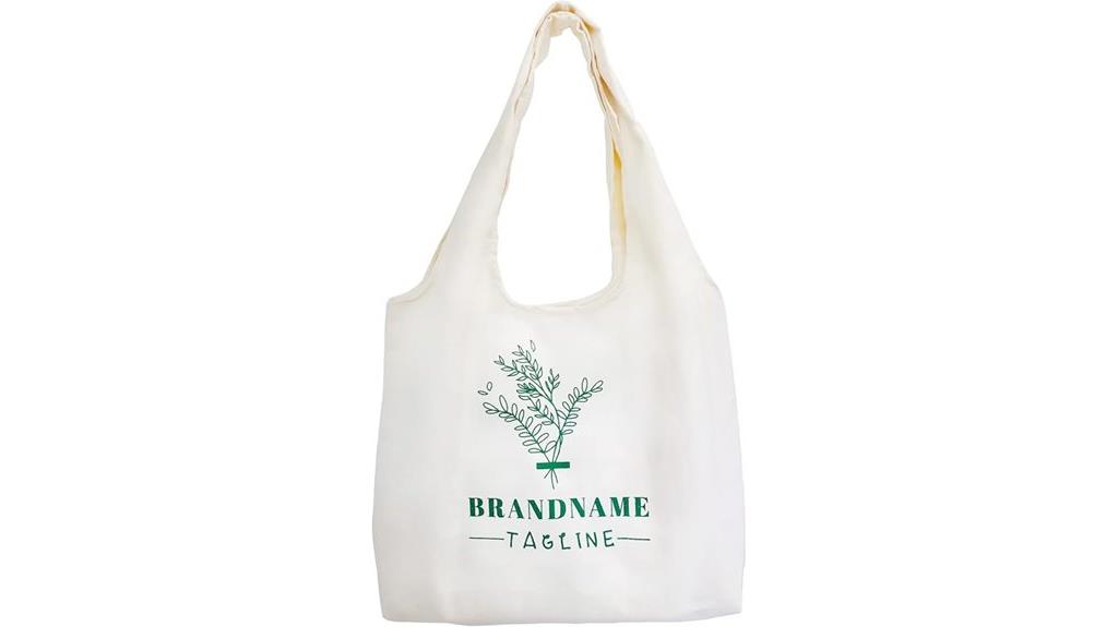 minimal floral tote bag