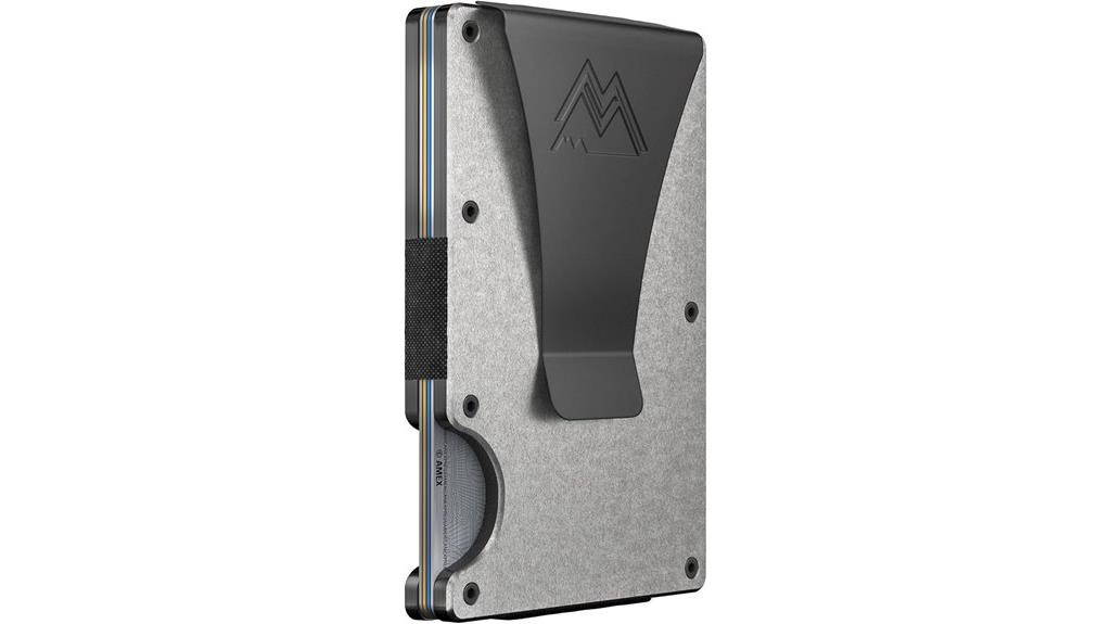 minimalist mountain voyage wallet