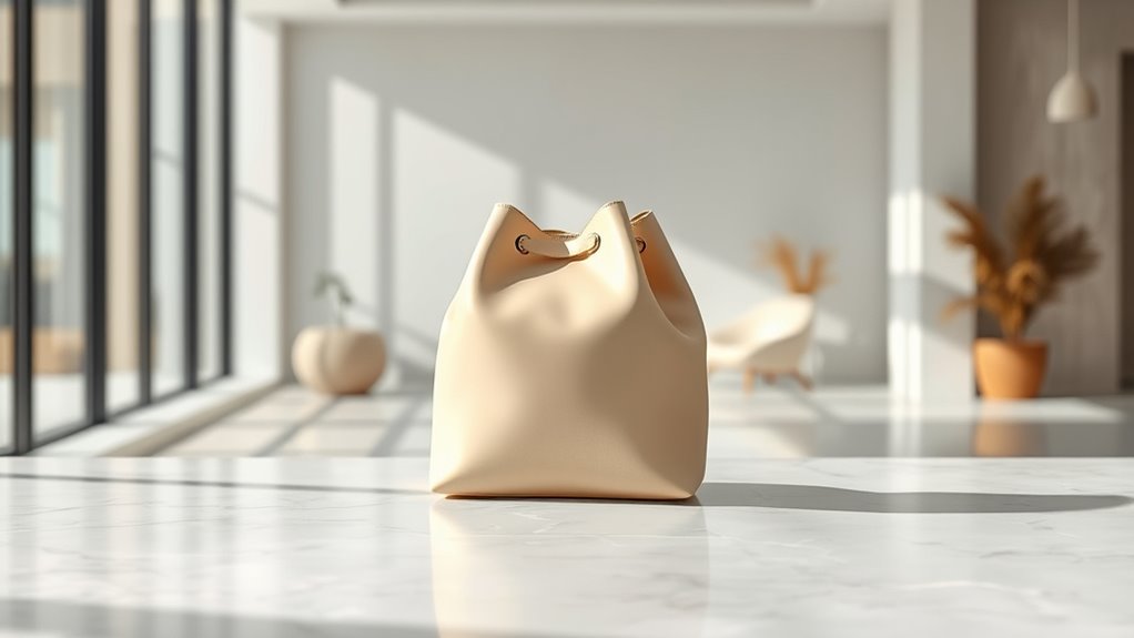 minimalist style revitalizes bucket bags