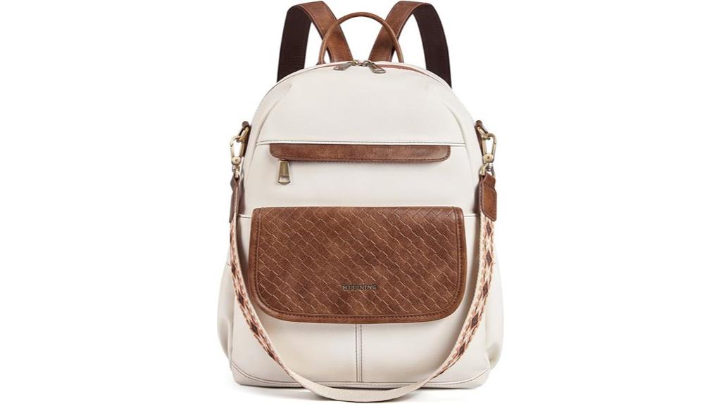 missnine faux leather backpack