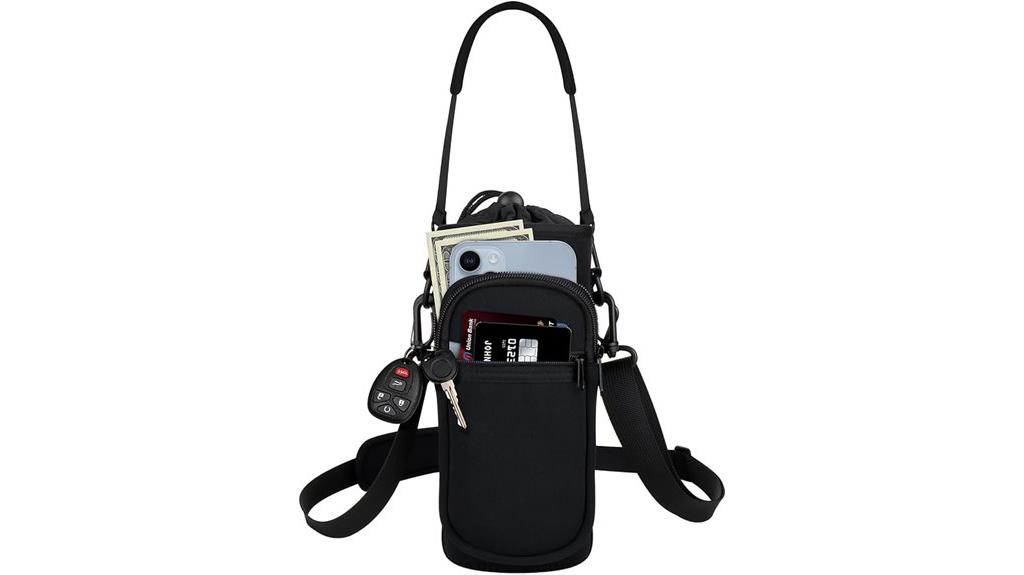 neoprene water bottle carrier