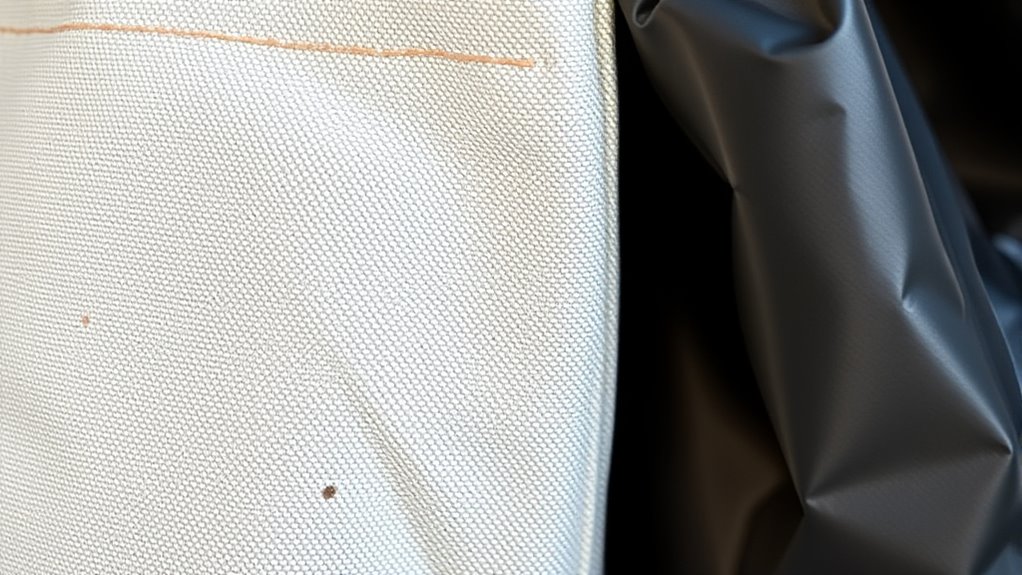 nylon cleans easily and durable