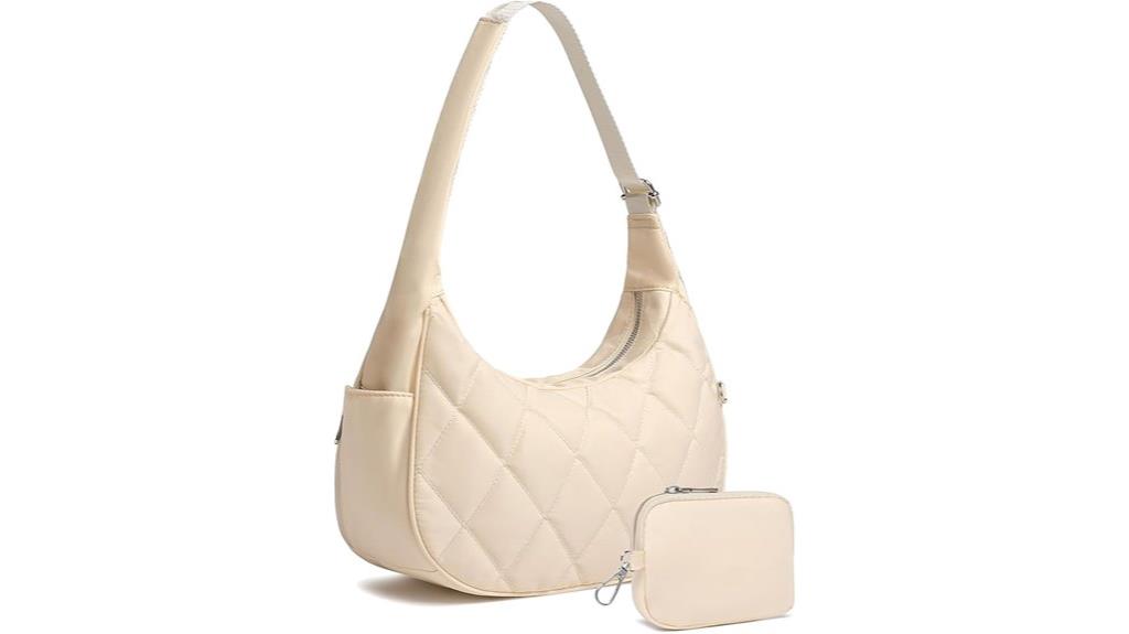 nylon crescent women s bag