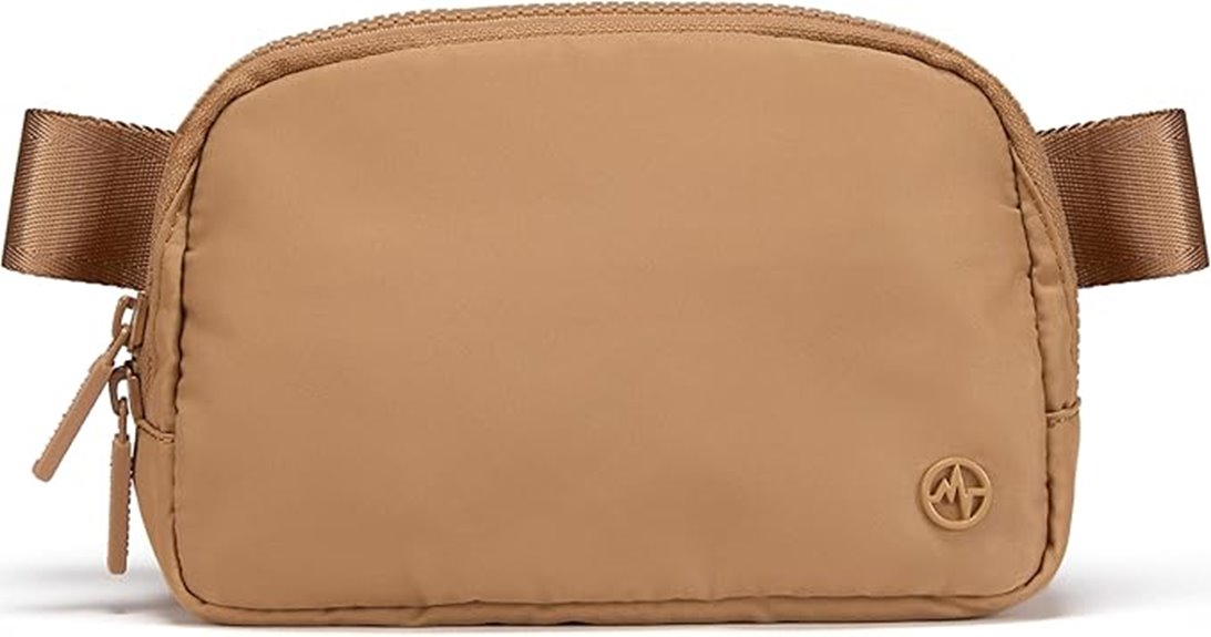 nylon two way zipper bag