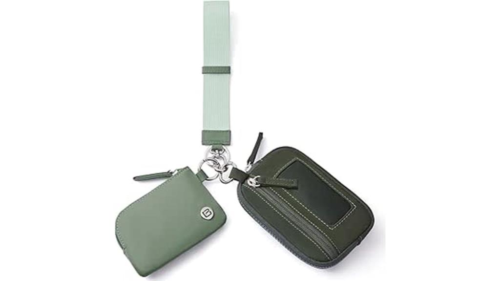 nylon wallet with coin