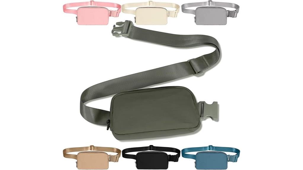 olive green belt bag