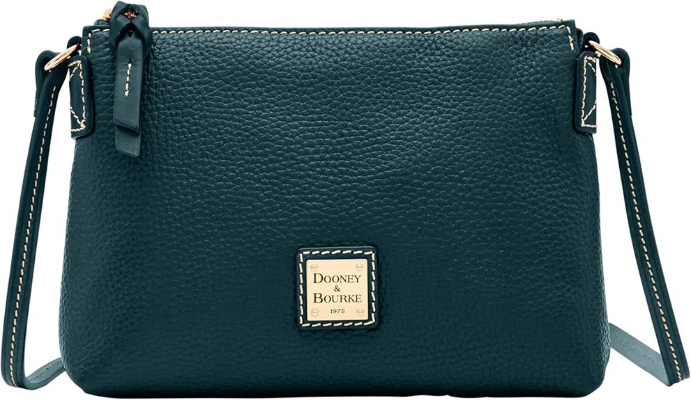 pebble grain crossbody bag
