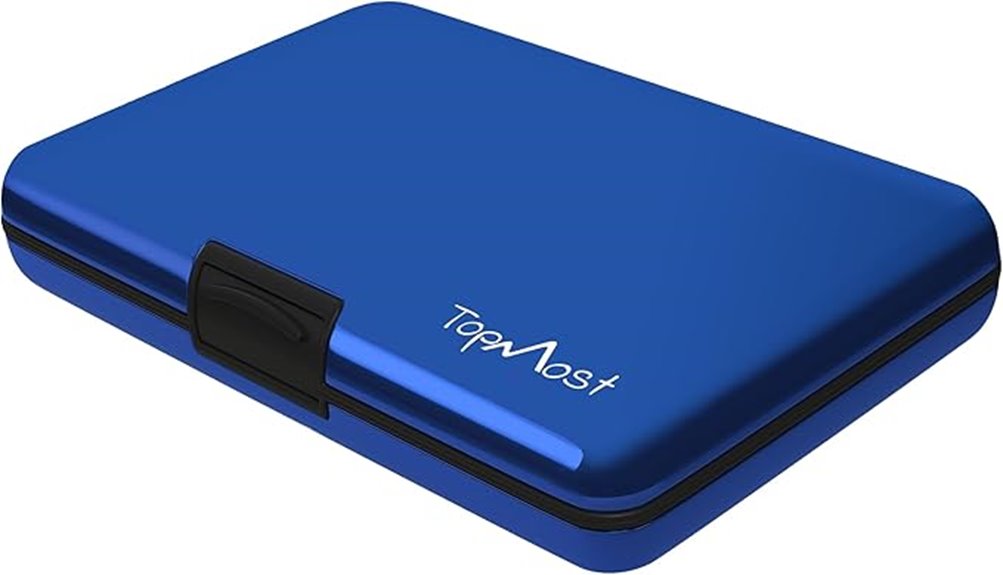 premium aluminum rfid wallet