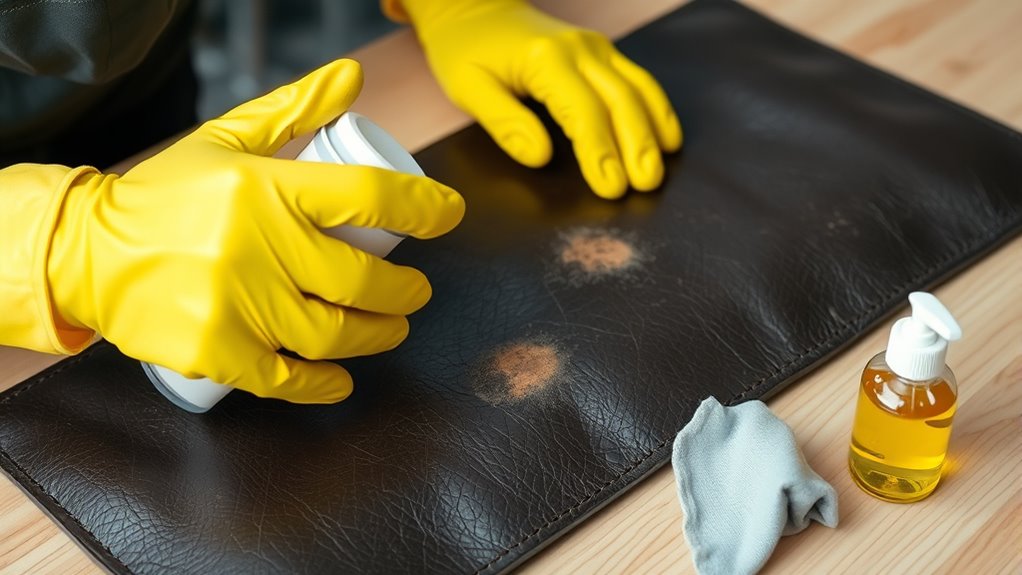 prepare workspace with safety gear
