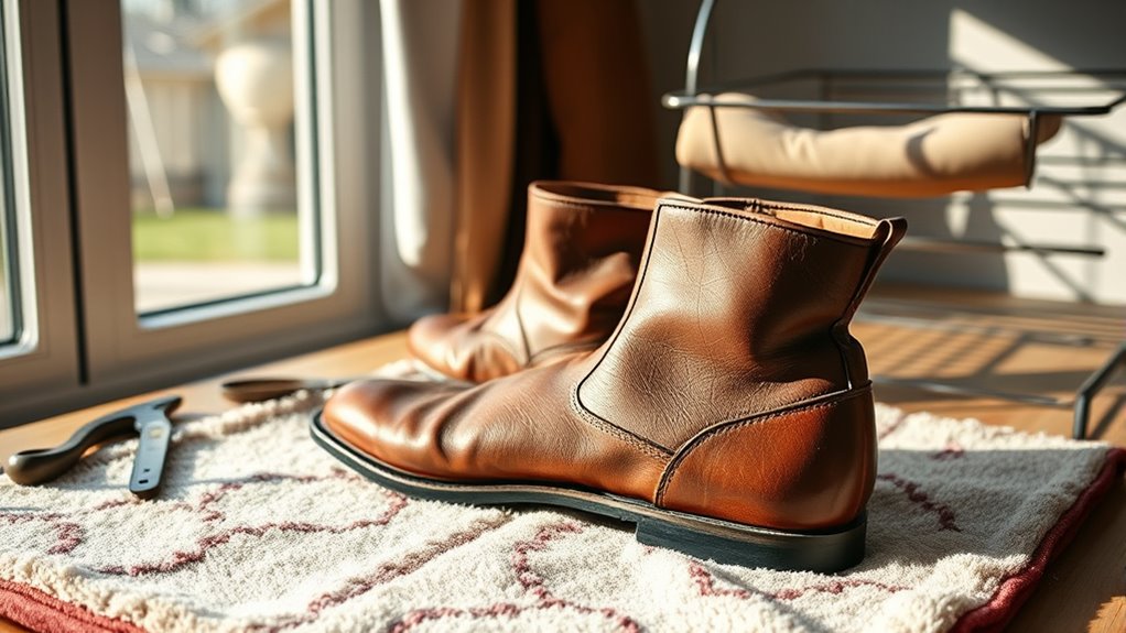 proper leather drying techniques