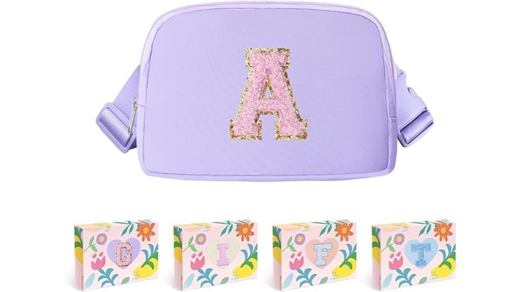 purple girls fanny pack