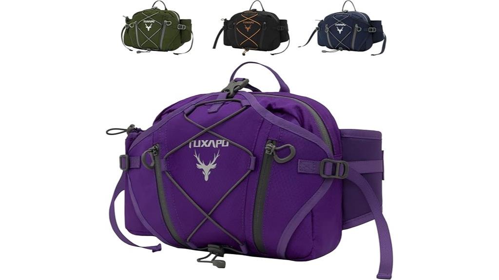 purple women s waist bag