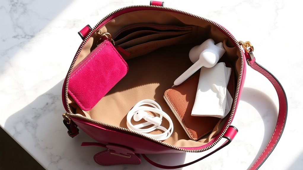 purse organization tips