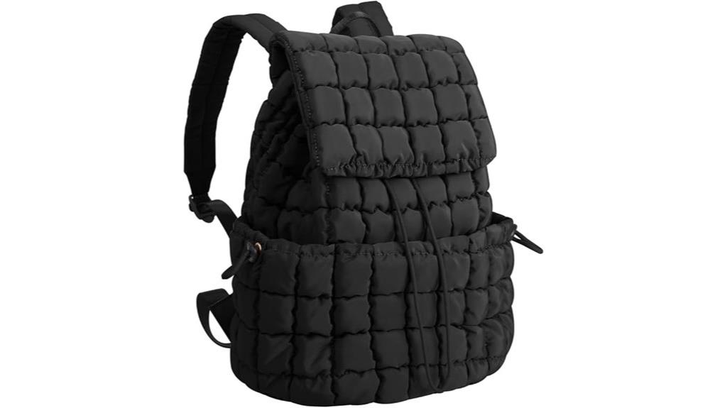 quilted women s backpack purse