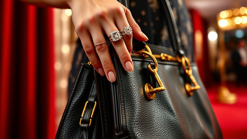 red carpet handbag protocol