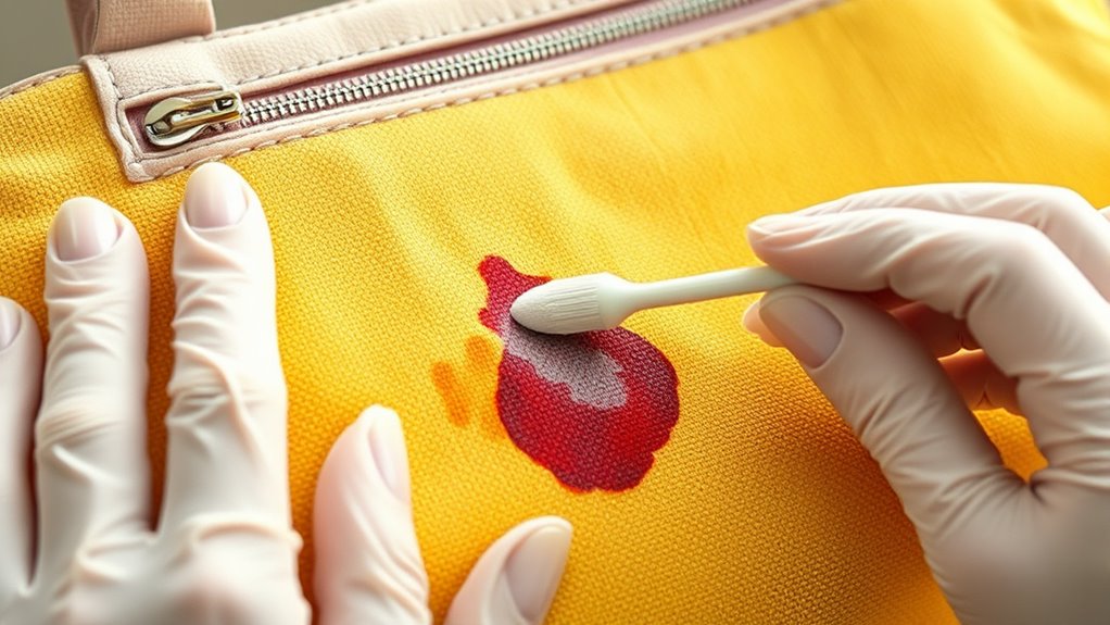remove ink stain safely