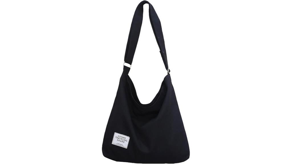 retro canvas shoulder bag