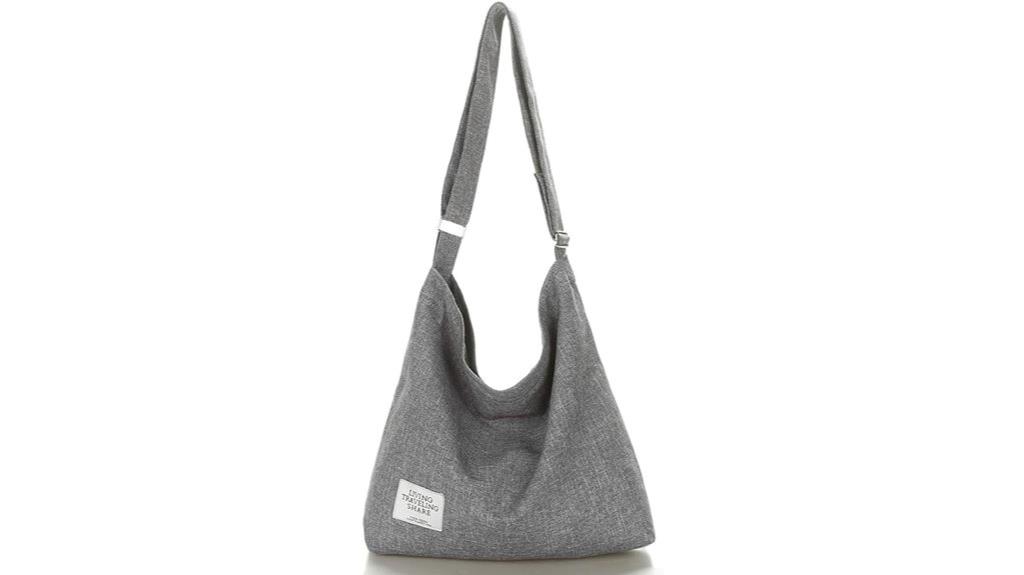 retro canvas shoulder bag