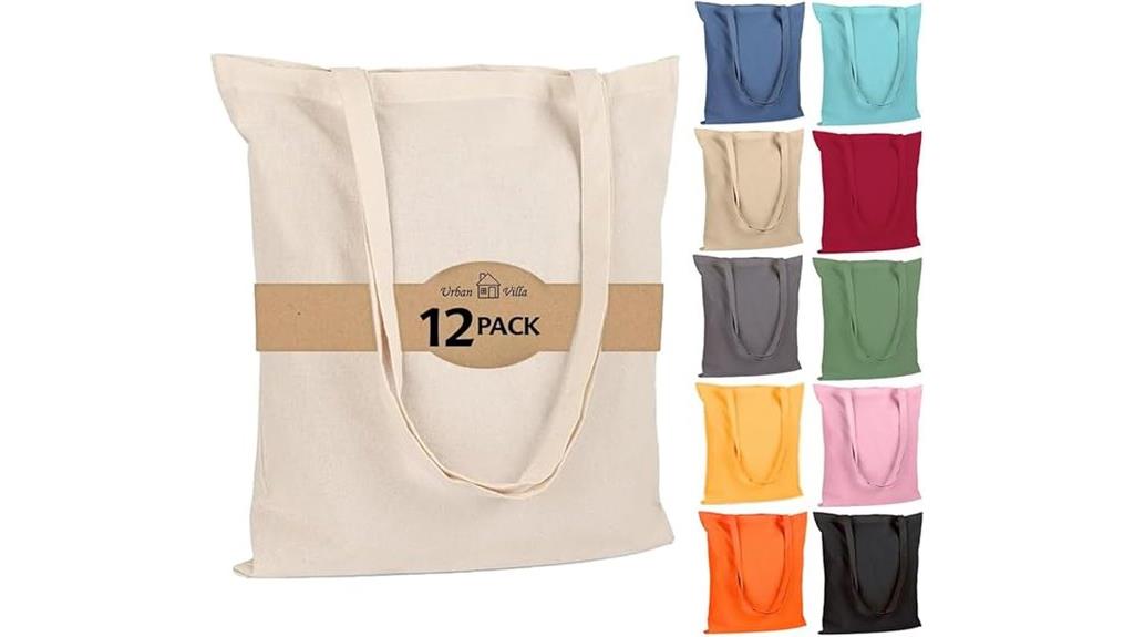reusable natural cotton bags