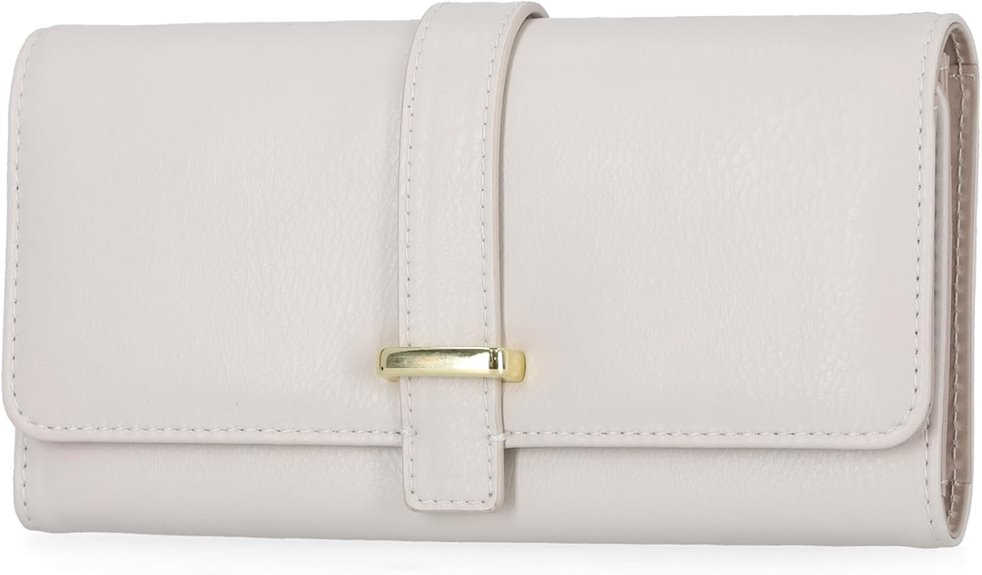 rfid blocking wallet clutch