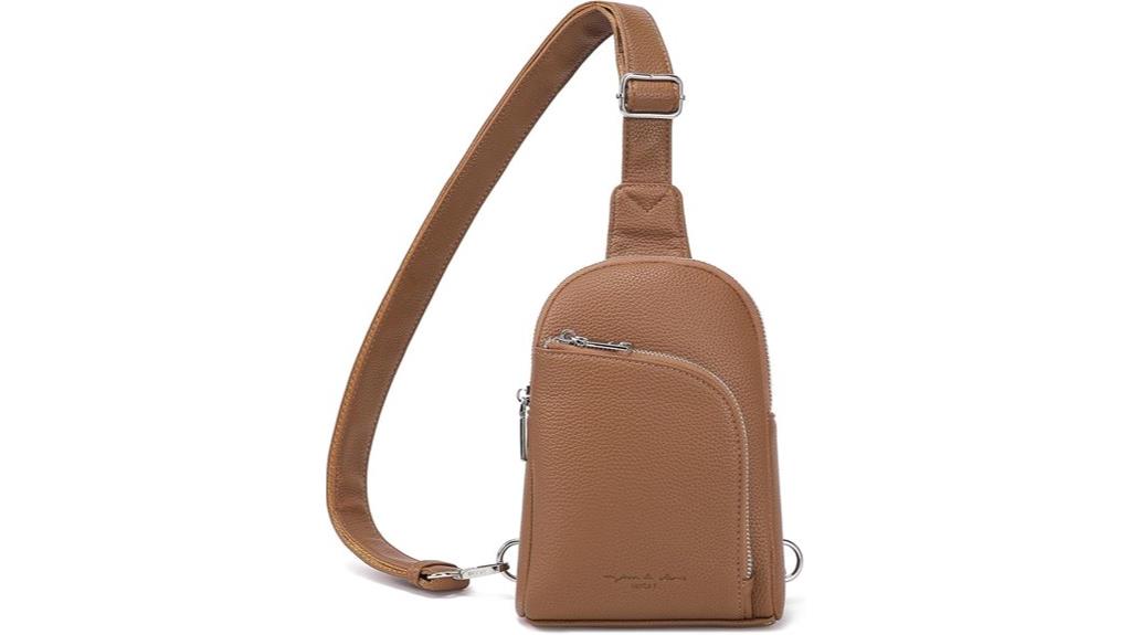 rfid leather crossbody bag
