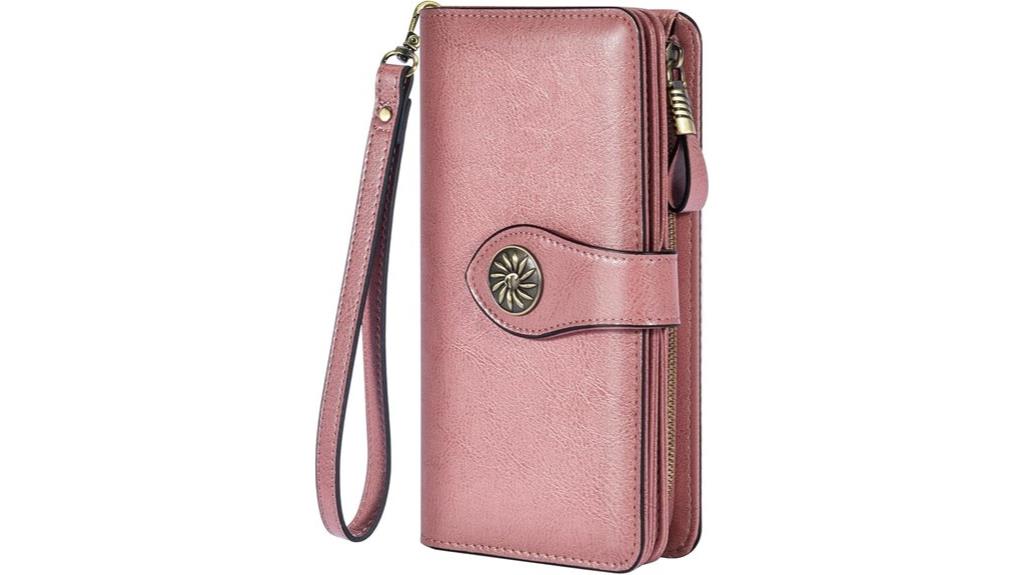 rfid wallet with wristlet