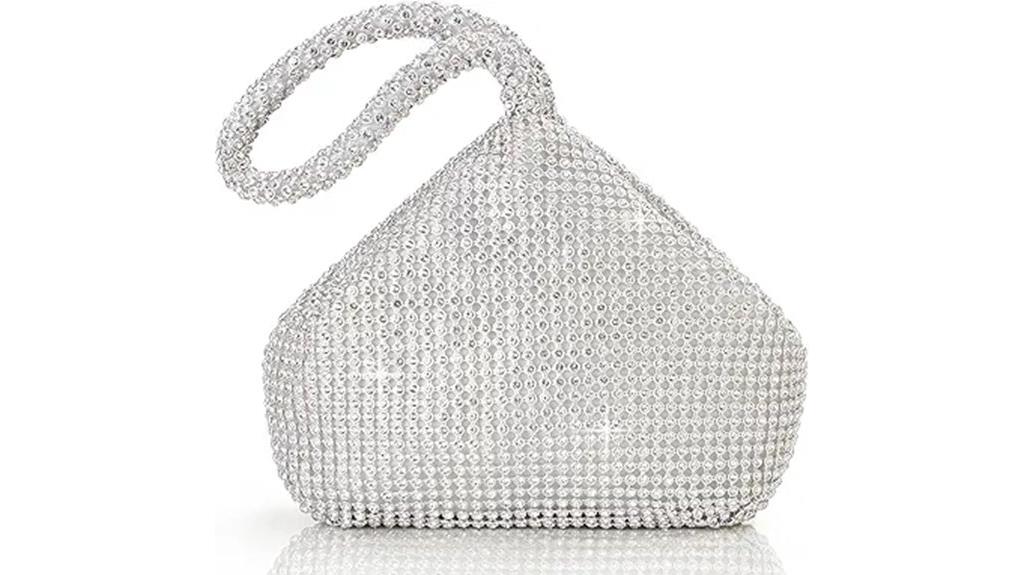 rhinestone clutch evening bag