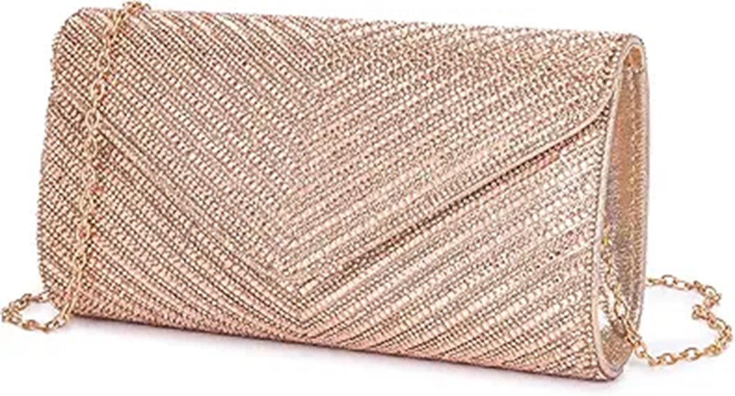 rhinestone crossbody clutch