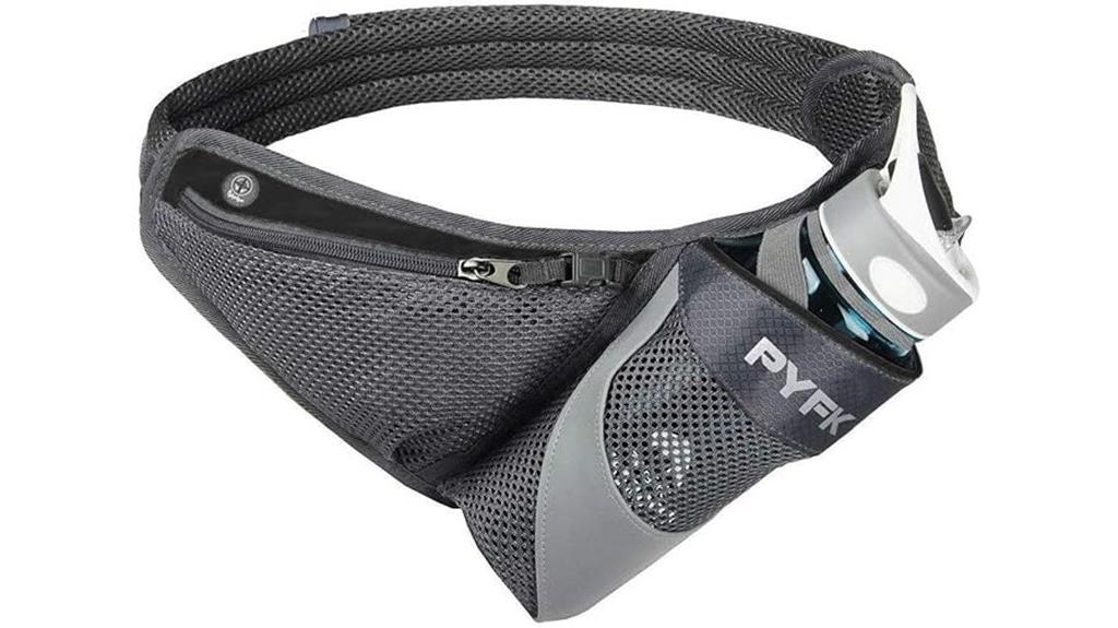 running belt with water holder
