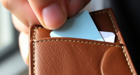 safely loosen wallet card slot