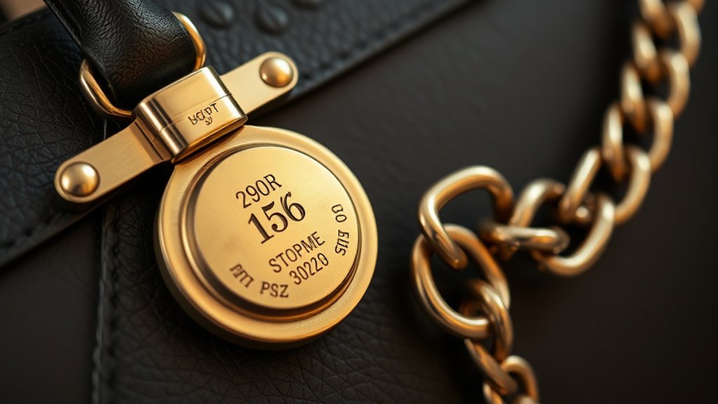 secure stylish bag hardware