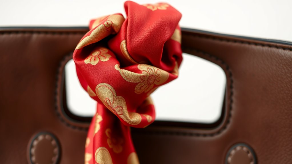 securely wrap scarf tightly