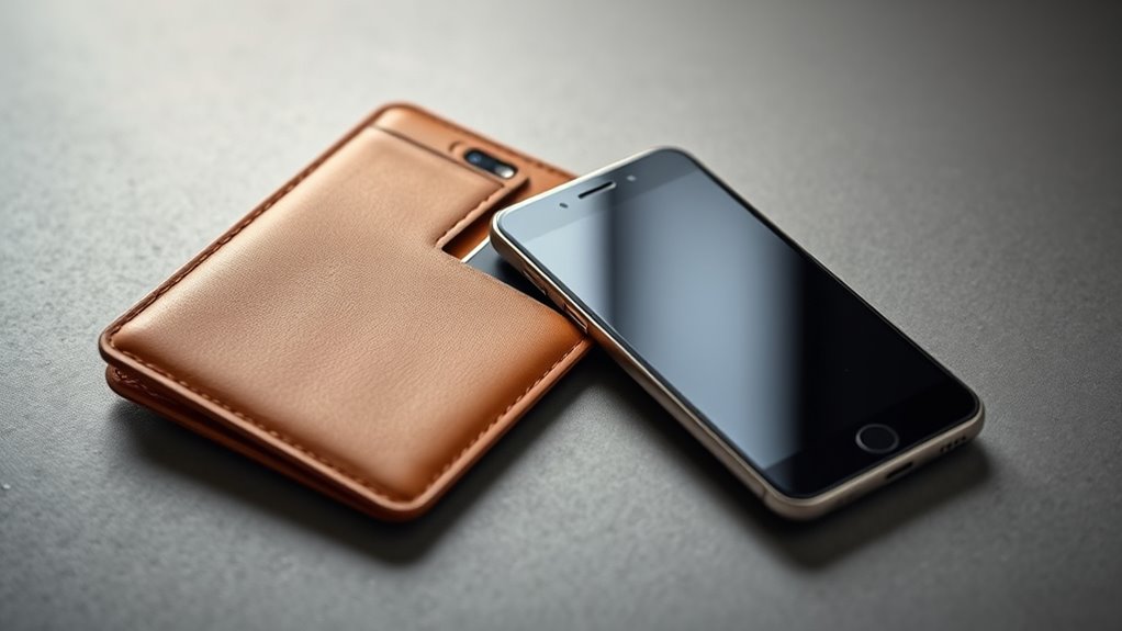 selecting phone wallet size