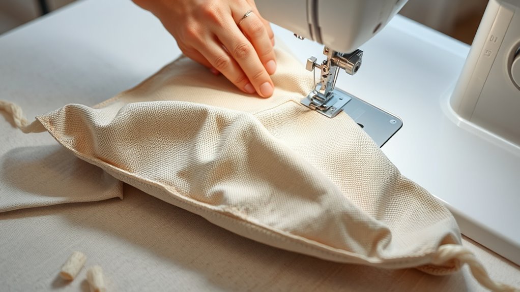 sew sturdy dust bag