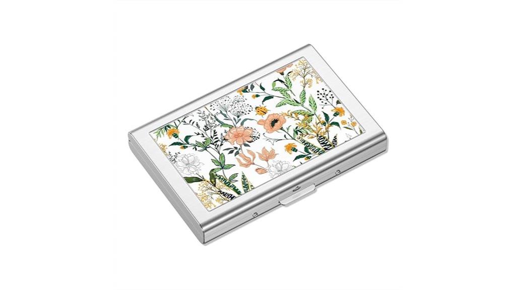 slim rfid metal wallet