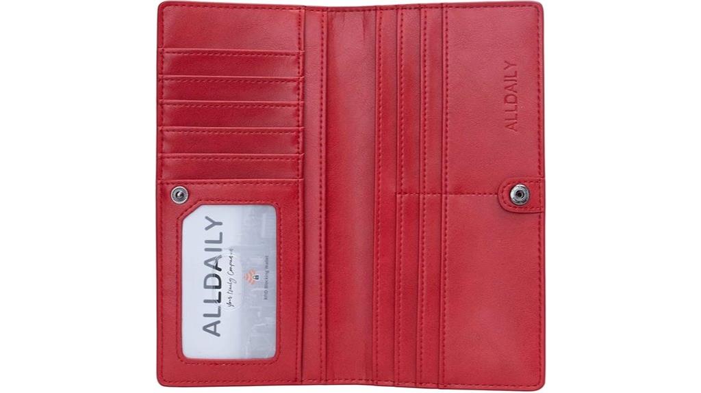 slim rfid women s wallet