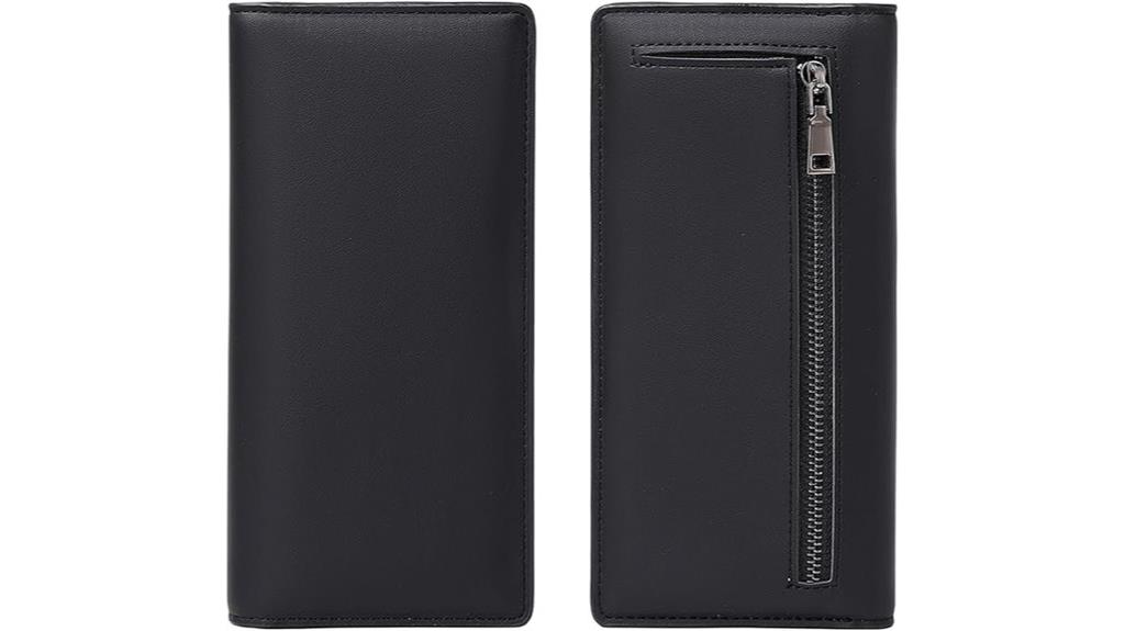 slim soft rfid wallet