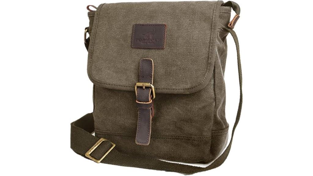 small canvas crossbody bag