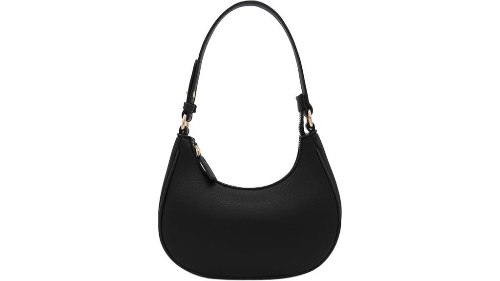 small crescent shoulder bag