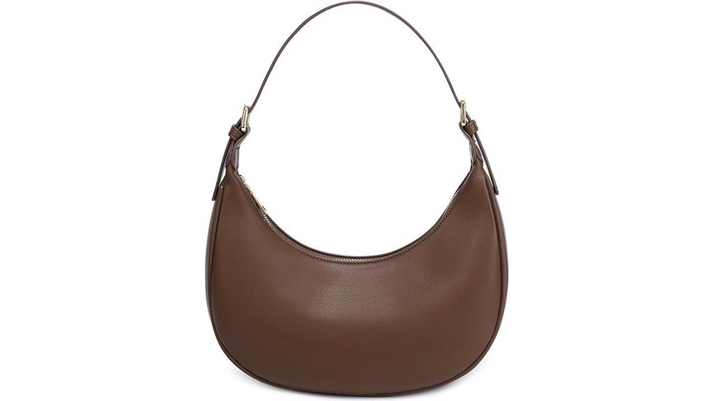 small crescent shoulder bag