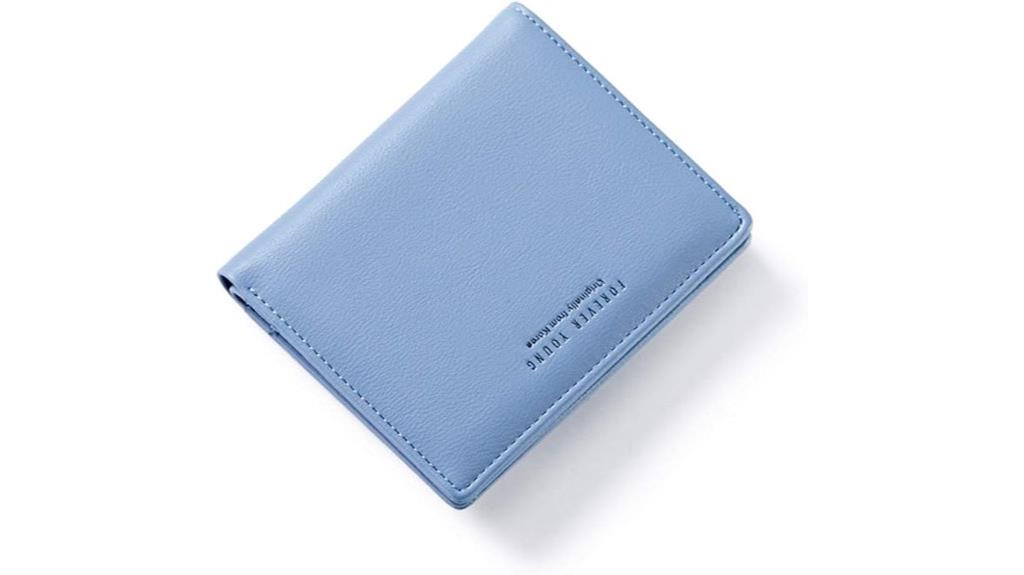 small leather bifold wallet