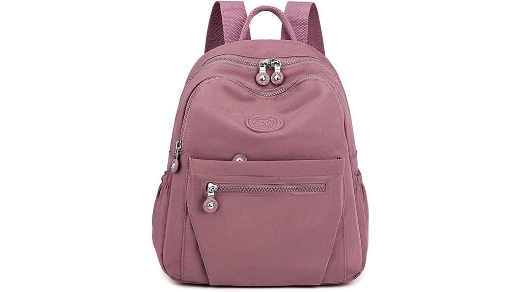 small nylon casual backpack