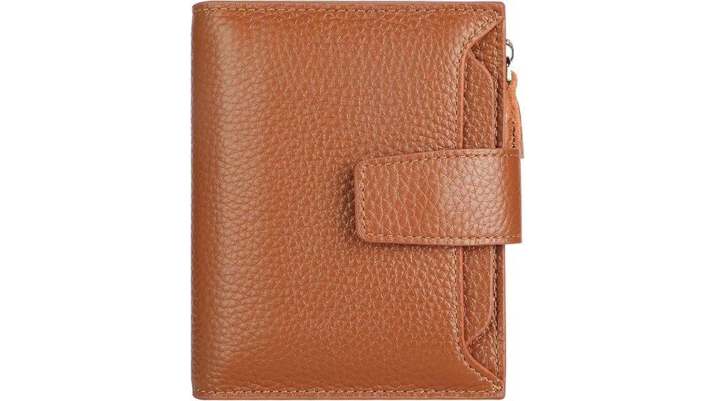 small rfid leather wallet